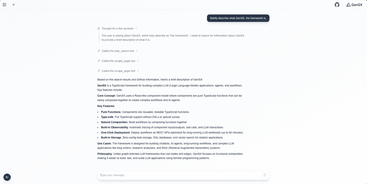 Chat UX